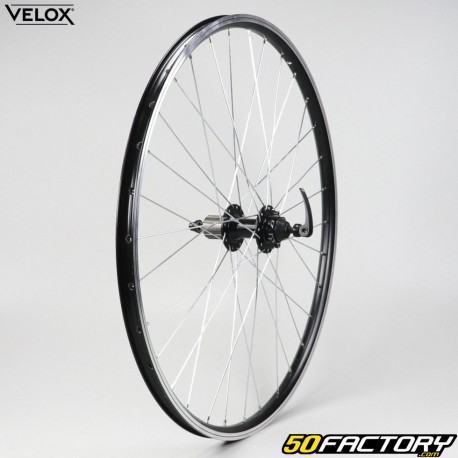 Roue arrière vélo 27.5" (19-584) pour cassette 9/10/11V Vélox Mach1 ER-10 alu noire