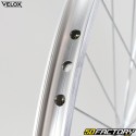 Rueda delantera de bicicleta XNUMX&quot; (XNUMX-XNUMX) Velox MachXNUMX ER-XNUMX alu gris