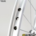 Bicycle front wheel 26&quot; (19-559) Velox Mach1 ER-10 alu gray