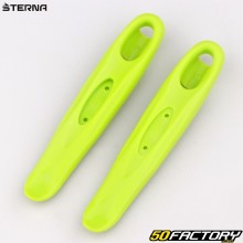 Sterna green plastic bicycle tire levers (set of 2)