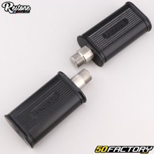 Notario type pedals for MBK 51 moped, Peugeot 103, Motobécane... (14x1.25 mm) Restone black