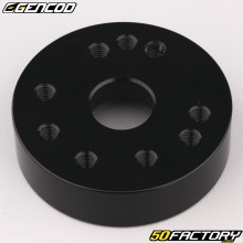 Base del silenciador Gencod M72B negro (distancias entre centros 40 mm, 42 mm y 45 mm)