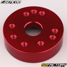 Base del silenciador Gencod M72B rojo (distancias entre centros 40 mm, 42 mm y 45 mm)