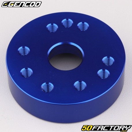 Embase de silencieux Gencod M72B bleue (entraxes 40 mm, 42 mm et 45 mm)