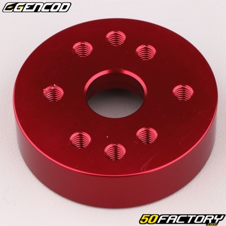 Base del silenciador Gencod M72C rojo (centros de 33 mm y 36 mm)