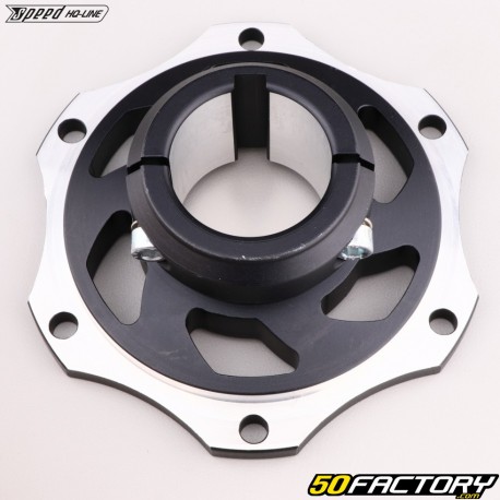 Soporte de disco de freno Karting de aluminio para eje ØXNUMX mm Speed ​​HQ-Line negro