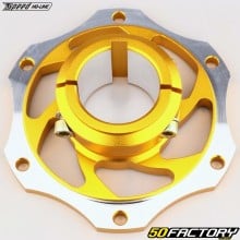 Karting aluminum brake disc holder for ØXNUMX mm shaft Speed ​​HQ-Line gold