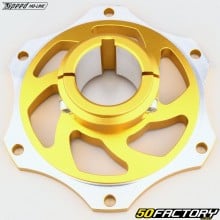 Karting aluminum crown carrier for ØXNUMX mm shaft Speed ​​HQ-Line gold