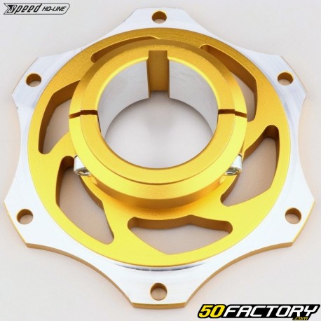 Portapiñones Karting aluminio para eje ØXNUMX mm Speed ​​HQ-Line oro