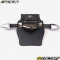 Mud flap license plate holder with LED light and indicators Derbi Senda,  Gilera SMT... (from 2011) Gencod black