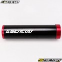 Silenciador Gencod M72B Bulto preto e vermelho (distâncias centrais 40 mm, 42 mm e 45 mm)