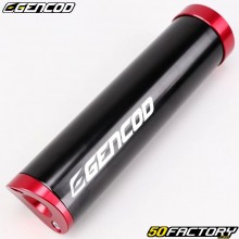 Silenciador Gencod  MXNUMXB Teta negro y rojo (distancias entre centros XNUMX mm, XNUMX mm y XNUMX mm)