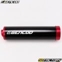 Silenciador Gencod M72C Copa preto e vermelho (centros de 33 mm e 36 mm)