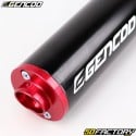 Silenziatore Gencod M72C Copa nero e rosso (centri da 33 mm e 36 mm)