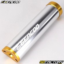 Silenciador Gencod M72C Teta prata e ouro (centros de 33 mm e 36 mm)