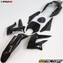 Kit de carenado Derbi Senda DRD Xtreme, Gilera SMT,  RCR (2011 - 2017) EstiloPro negro (con carenados debajo del sillín)