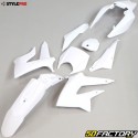 Kit carénages Derbi Senda DRD Xtreme, Gilera SMT, RCR (2011 - 2017) StylePro blanc (avec carénages sous selle)