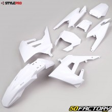 Kit carénages Derbi Senda, Gilera SMT, RCR (depuis 2018) StylePro blanc