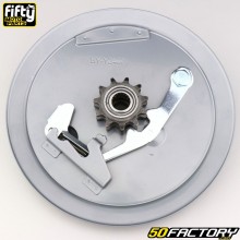 Complete XNUMXD reinforced pulley with MBK XNUMX clutch release, Motobécane AVXNUMX... Fifty  gray