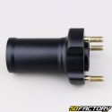 Moyeu de roue avant alu karting Ø17 mm longueur 95 mm noir