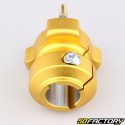 Karting aluminum rear wheel hub ØXNUMX mm length XNUMX mm gold