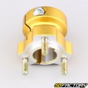 Karting aluminum rear wheel hub ØXNUMX mm length XNUMX mm gold