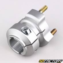 Karting aluminum rear wheel hub ØXNUMX mm length XNUMX mm gray