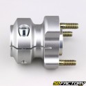 Karting aluminum rear wheel hub ØXNUMX mm length XNUMX mm gray