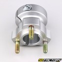 Karting aluminum rear wheel hub ØXNUMX mm length XNUMX mm gray