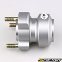 Karting aluminum rear wheel hub ØXNUMX mm length XNUMX mm gray