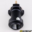 Moyeu de roue arrière alu karting Ø30 mm longueur 95 mm noir