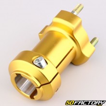 Karting aluminum rear wheel hub ØXNUMX mm length XNUMX mm gold