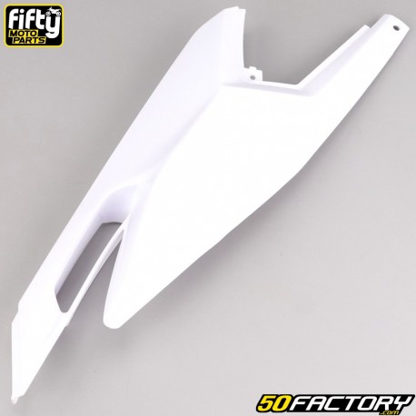 Carenado trasero derecho Derbi Senda,  Gilera SMT,  RCR,  Aprilia SX RX 50 (desde 2018) Fifty color blanco