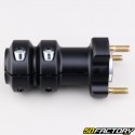 Moyeu de roue arrière alu karting Ø30 mm longueur 115 mm noir