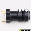 Moyeu de roue arrière alu karting Ø30 mm longueur 115 mm noir