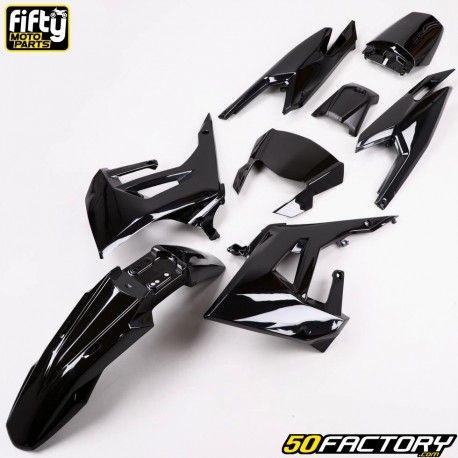 Fairing kit Derbi Senda, Gilera SMT, RCR  (Since XNUMX) Fifty  black