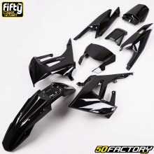 Verkleidungskit Derbi Senda, Gilera SMT, RCR  (ab Bj. 2018) Fifty, schwarz