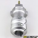 Karting aluminum rear wheel hub Ø30 mm length 115 mm gray