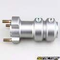 Karting aluminum rear wheel hub Ø30 mm length 115 mm gray