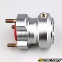 Moyeu de roue arrière alu karting Ø40 mm longueur 62 mm gris