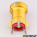 Moyeu de roue arrière alu karting Ø40 mm longueur 95 mm or