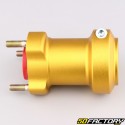 Moyeu de roue arrière alu karting Ø40 mm longueur 95 mm or