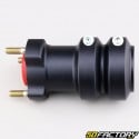 Karting aluminum rear wheel hub Ø40 mm length 115 mm black