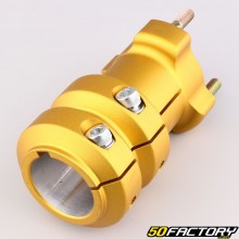 Moyeu de roue arrière alu karting Ø40 mm longueur 115 mm or