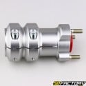 Moyeu de roue arrière alu karting Ø40 mm longueur 115 mm gris