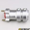 Moyeu de roue arrière alu karting Ø40 mm longueur 115 mm gris