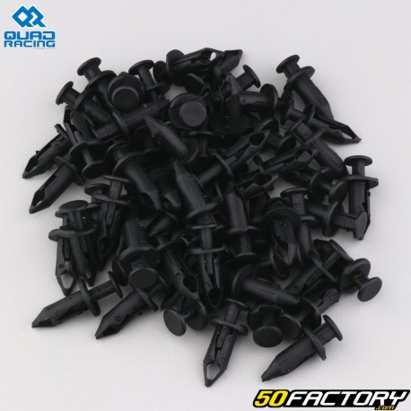 CFMoto C Ø8 mm fairing clipsForce,  UForce 450, 1000... (2010 - 2023) QuadRacing black (pack of 60)