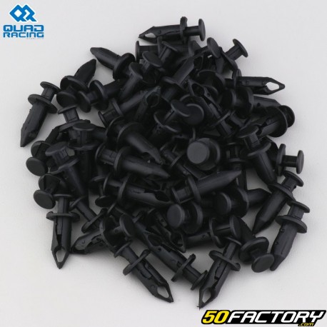 Fairing clips Ø8 mm Polaris RZR, Ranger,  Sportsman 500, 600... (2009 - 2023) QuadRacing black (pack of 60)