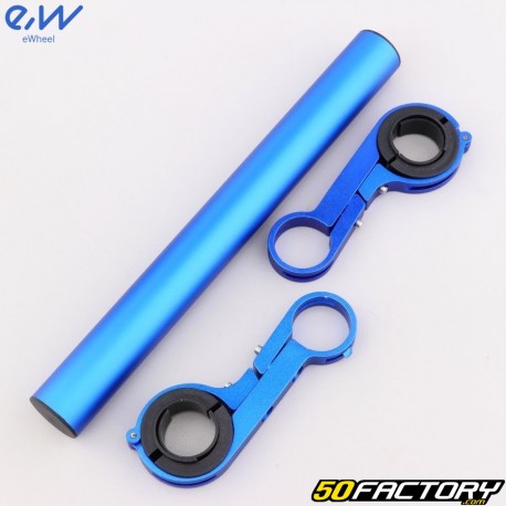 Extensão de guiador de scooter azul 20 cm