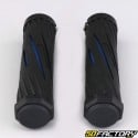 Black and blue Lock-On bicycle grips